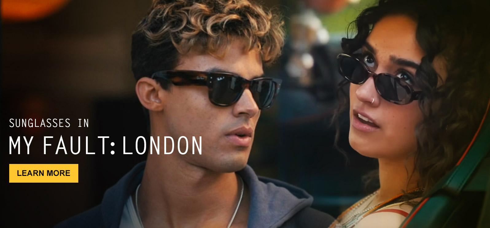 Sunglasses Asha Banks and Matthew Broome in My Fault London