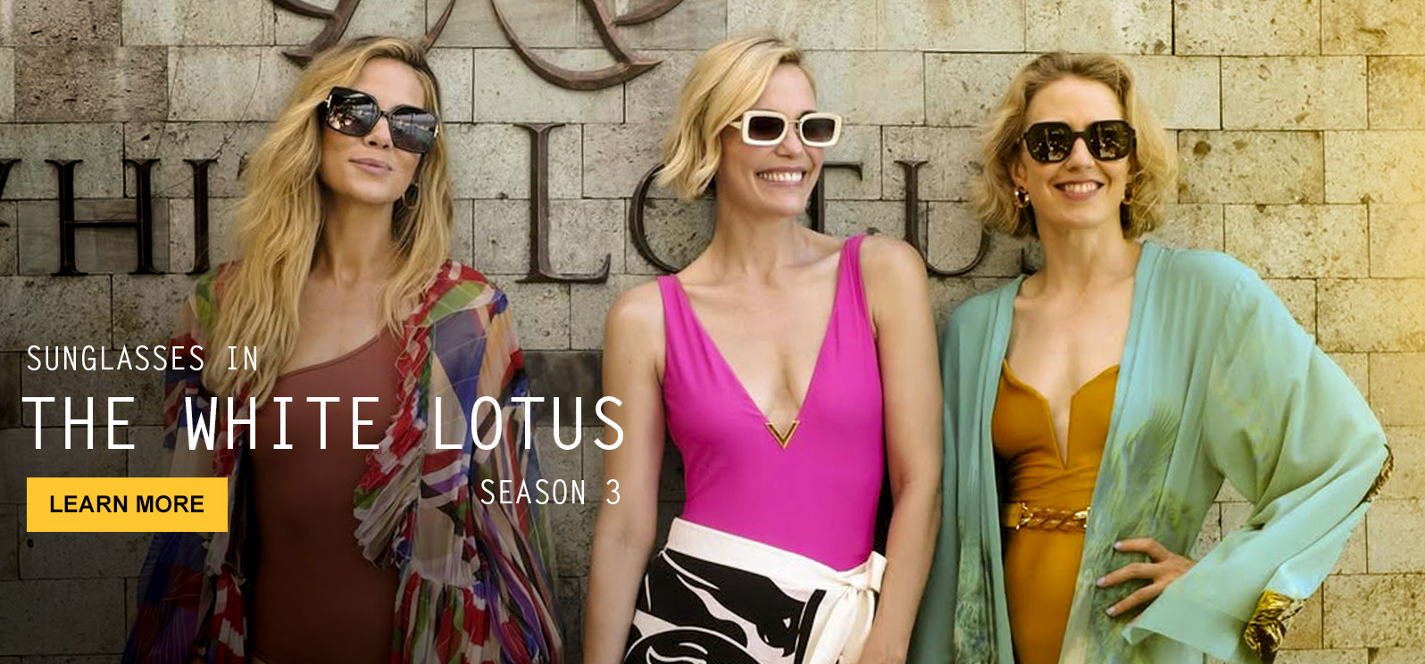 Sunglasses in The White Lotus Season 3 friends