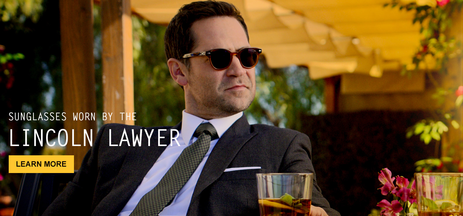 Sunglasses worn by Manuel Garcia-Rulfo in The Lincoln Lawyer