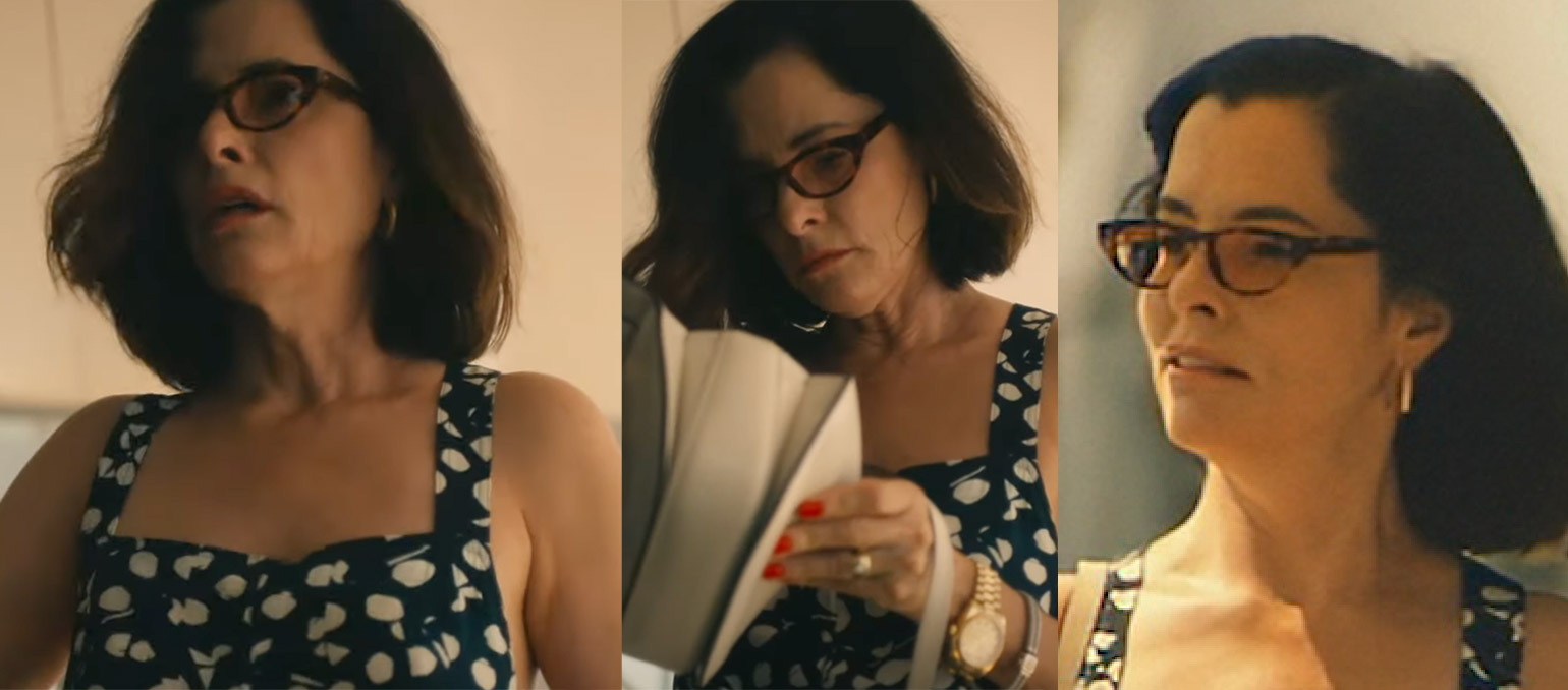 narrow sunglasses worn by Parker Posey as Victoria in The White Lotus Season 3