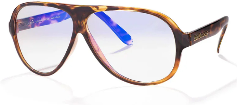 BluBlocker Original Aviator in Demi Tortoise with Blue Light Tech lenses