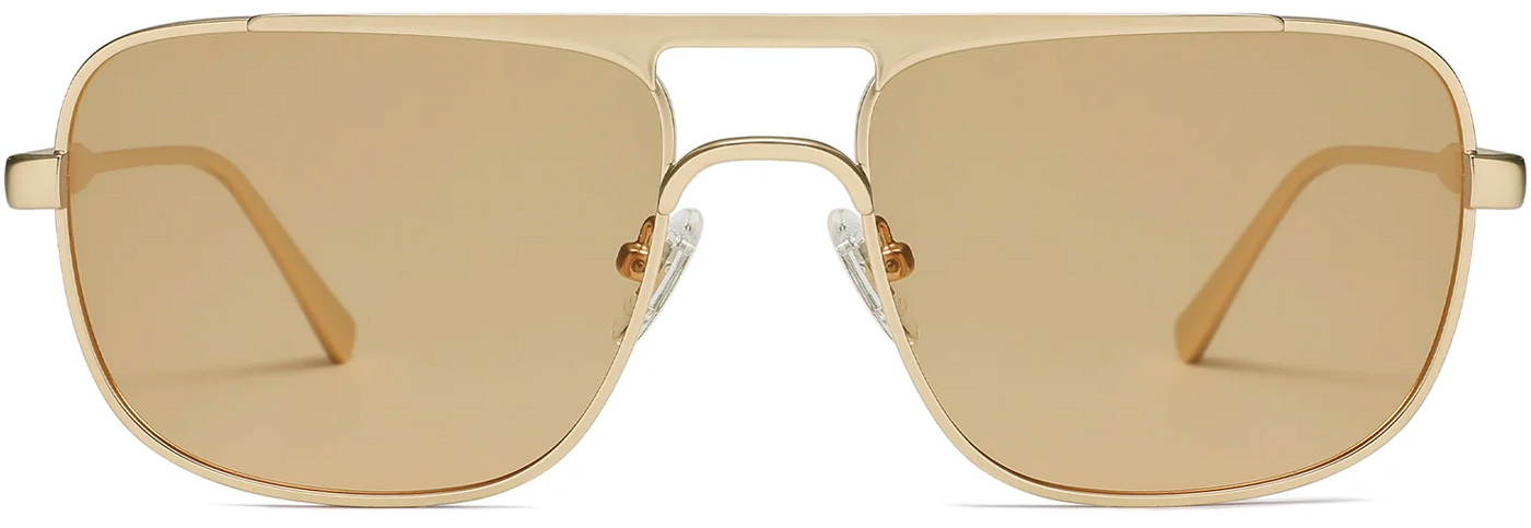 sojos sj1234 retro aviator gold