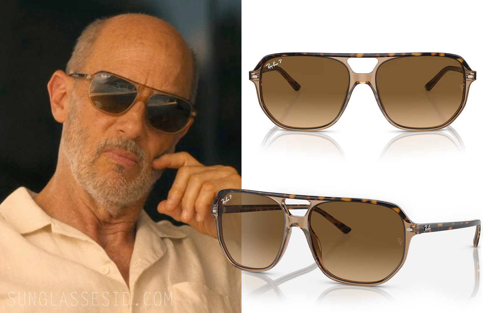 Sunglasses worn by Jon Gries as Gary Greg in The White Lotus Season 3