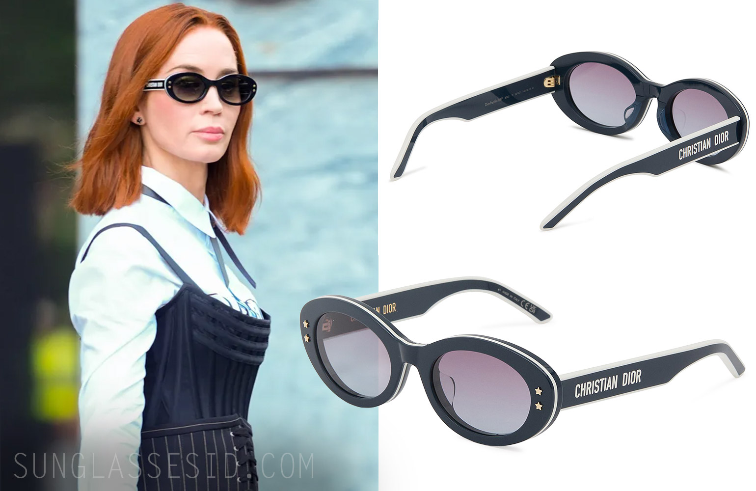 Emily Blunt Dior sunglasses in Devil Wears Prada 2