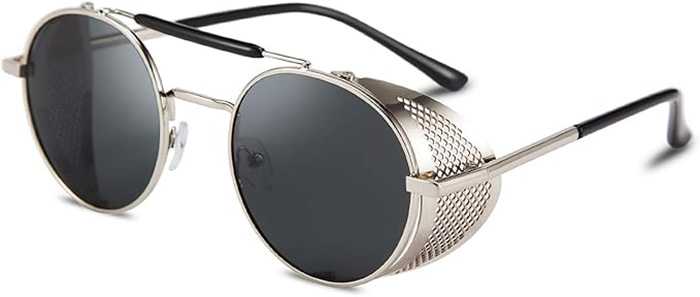 Feisidy steam punk sunglasses