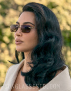 Kim Kardashian wears Cartier Signature C de Cartier CT0498S sunglasses in All's Fair.