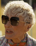 Glenn Close wears Dolce & Gabbana VG4373 Half Print sunglasses in the Netflix film Back In Action