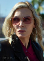 Michelle Pfeiffer wears Jimmy Choo JC4005 sunglasses in Episode 8 of the series Margo's Got Money Troubles.