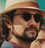 Joseph Gordon-Levitt wears Oliver Peoples OP-13 sunglasses in the movie Killer Heat.