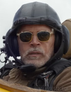 Esai Morales as Gabriel wears a pair of sunglasses during the red and yellow airplane sequence in Mission: Impossible - The Final Reckoning.