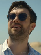 Jack Whitehall wears Lacoste L258S sunglasses in Malice.