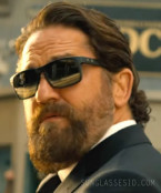 Gerard Butler wears Oakley Holbrook OO9102 sunglasses in the 2025 movie Den of Thieves 2: Pantera.