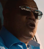 Laurence Fishburne wears Persol PO2454S sunglasses in Clipped.