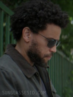 Michael Ealy wears black Ray-Ban RB3611 sunglasses in The Terminal List: Dark Wolf.