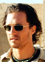 Matthew McConaughey wears Ray-Ban RB8018 sunglasses in the 2005 movie Sahara.
