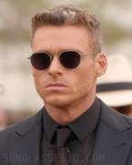 Richard Madden wears Armani AR6138T sunglasses in the movie Killer Heat (2024).