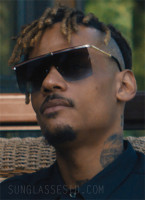 Jonathan-Ismaël Diaby wears Shield sunglasses in Season 4 of the series Shoresy.