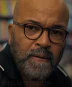 Jeffrey Wright wears Persol PO3007V eyeglasses in the 2023 movie American Fiction.