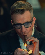 It looks like Max Beesley is wearing Persol PO3252V eyeglasses in the series The Gentlemen.