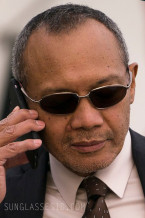 Sunglasses worn by Paul Calderon in Bosch: Legacy Season 3.