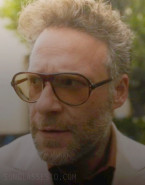 Seth Rogen wears a pair of vintage aviator-style glasses with photochromic lenses in The Studio.