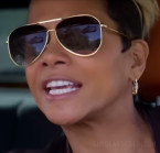 Halle Berry wears gold Tom Ford FT853 Charles sunglasses in The Union.