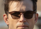 Ashton Kutcher wears Garrett Leight Ace II sunglasses in the series The Beauty.