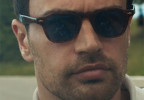 Theo James wears Jacques Marie Mage Zephirin sunglasses with blue lenses in Season 2 of The Gentlemen.