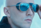 Nicholas Hoult as Lex Luthor wears Vuarnet Glacier VL2111 sunglasses in the 2025 movie Superman.