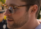 Jack Reynor wears Persol PO3327 sunglasses in the Netflix miniseries The Perfect Couple.