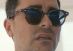 Dan Levy wears a pair of tortoise sunglasses in the series Big Mistakes.