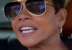 Halle Berry wears gold Tom Ford FT853 Charles sunglasses in The Union.