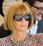 Anna Wintour attends the Erdem show during London Fashion Week S/S 2010