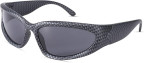 Pro Acme Fashion Wrap Around Sunglasses. Note the curved shape of the hinge which can also be seen in the photo of the sunglasses worn by Hugh Bonneville.