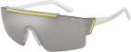 Arnette AN4285 DEIMOS 27616G Transparent Frame / Light Grey Mirror Silver Lenses