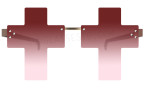 I created this artist impression of the cross sunglasses worn by Nicolas Cage in Gunslingers.