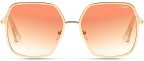 Quay Undercover wit gold frame and rose gradient lens