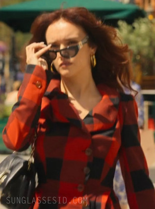 Olivia Cooke wears Burberry BE4422 sunglasses in The Girlfriend.