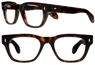 Cutler and Gross 9772 Optical Square Glasses, Dark Turtle CGOP-9772-53-02