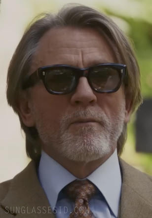 Daniel Craig wears Cutler and Gross 9261 sunglasses in the Wake Up Dead Man: A Knives Out Mystery.