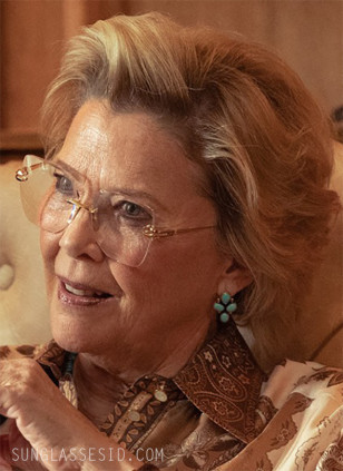 Annette Bening wears Dita Embra DTX155-A eyeglasses in the series Dutton Ranch.