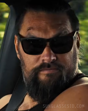 Jason Momoa wears Electric Knoxville XL sunglasses in the movie The Wrecking Crew.