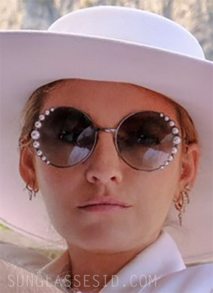Blake Lively wears Fendi FF0295/S Ribbons and Pearls sunglasses in the movie Another Simple Favor.