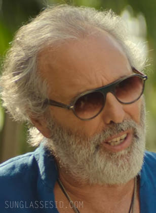 Kad Merad wears Garrett Leight Lady Eckhart sunglasses in Honeymoon Crasher.