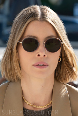 Jessica Biel wears Gucci GG0677S round sunglasses in the Prime Video series The Better Sister.