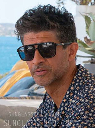 Raza Jaffrey wears Gucci GG1494S sunglasses in the Amazon series Malice.