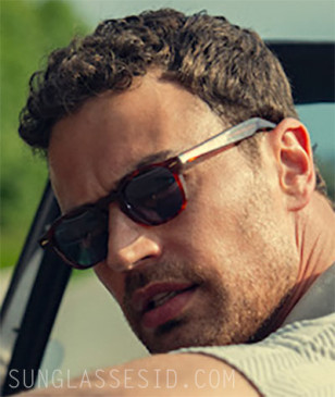 Theo James wears Jacques Marie Mage Zephirin sunglasses with blue lenses in Season 2 of The Gentlemen.