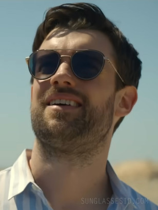 Jack Whitehall wears Lacoste L258S sunglasses in Malice.