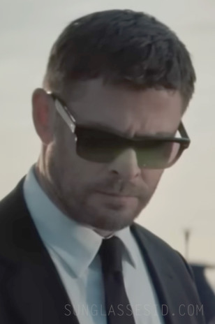 Chris Hemsworth wears Oliver Peoples Oliver Sun sunglasses in Crime 101.