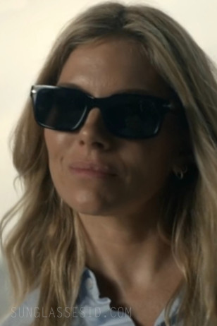 Sienna Miller wears Persol PO3272 sunglasses in the Amazon Prime movie Jack Ryan: Ghost War .